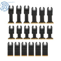Set of 18 Titanium Oscillating Tool Blades for Oscillating Saws
