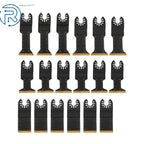 Set of 18 Titanium Oscillating Tool Blades for Oscillating Saws