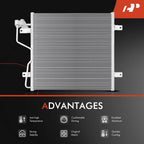 A/C Condenser with Bracket for Jeep Liberty (2005-2007)