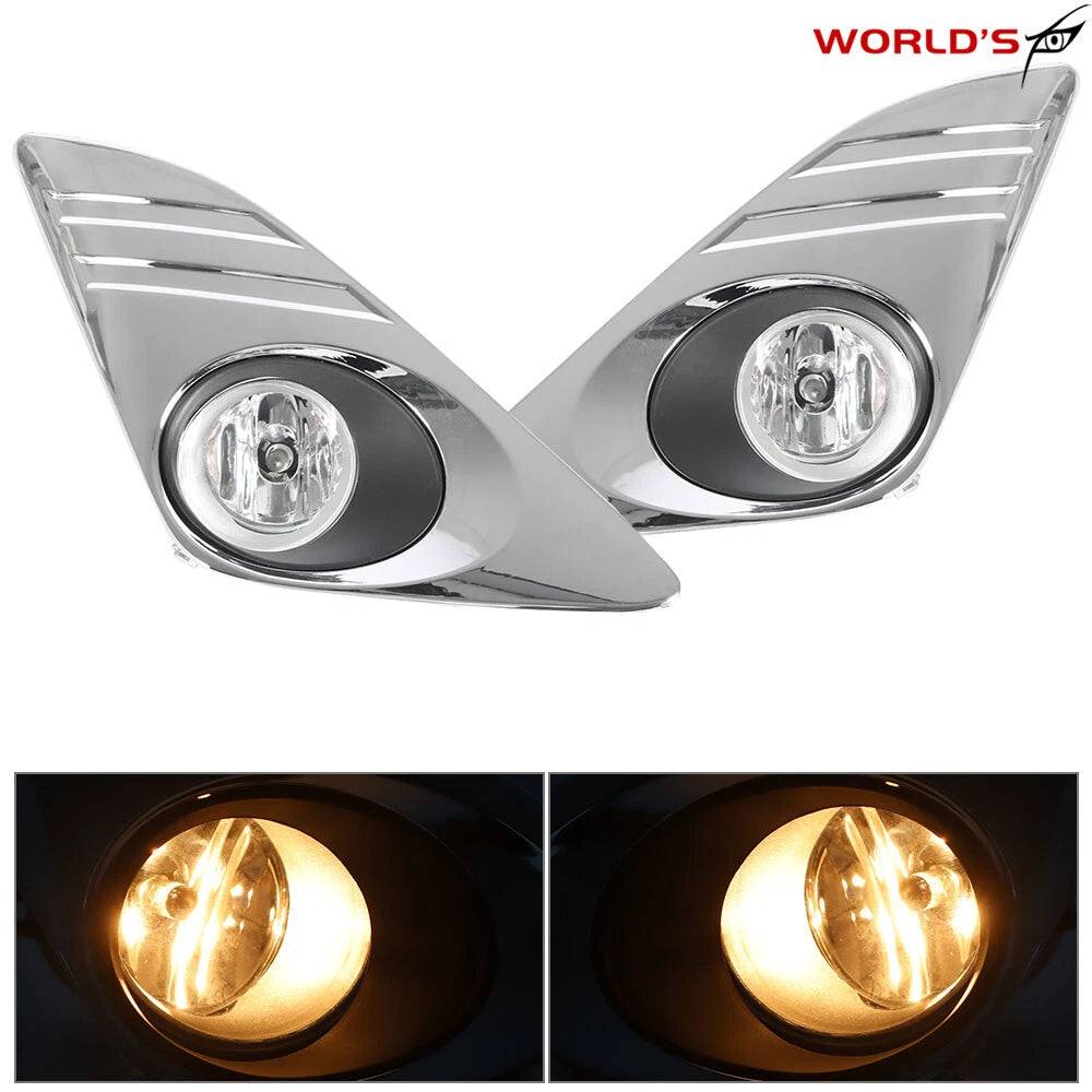 Fog Lights with Chrome Cover for Toyota Camry (2012–2014)