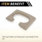 Center Console Cup Holder Pad for Ford F-150 (2004–2014) Brown