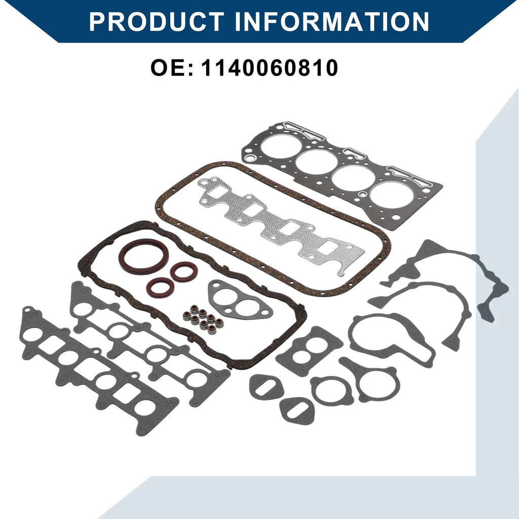 Set of 1 Cylinder Head Gasket Kit No.1140060810 for Suzuki G16A (1989–1998)
