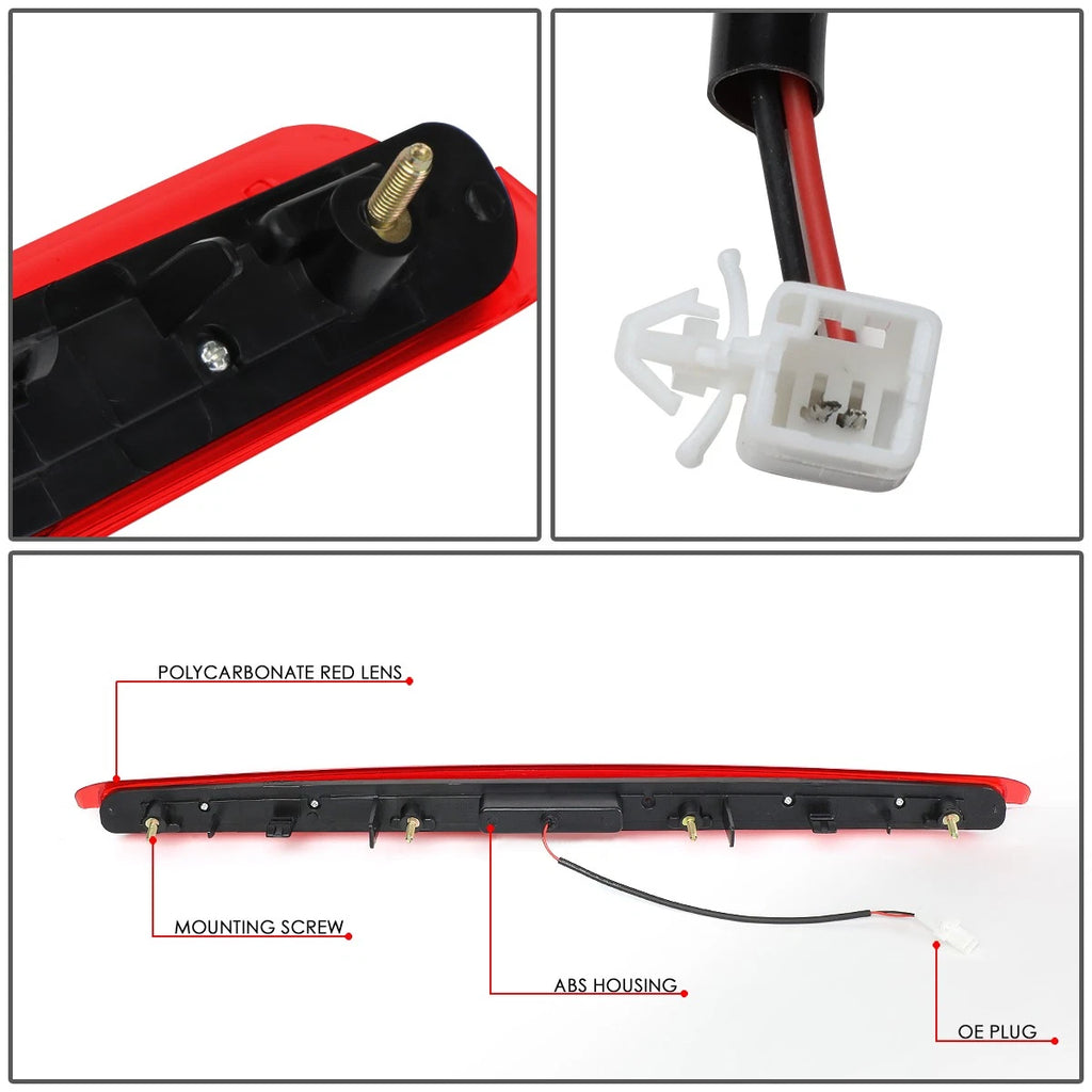 3D LED Bar Rear Center Third Tail Brake Light for Scion TC (2005–2010)