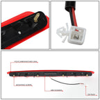 3D LED Bar Rear Center Third Tail Brake Light for Scion TC (2005–2010)