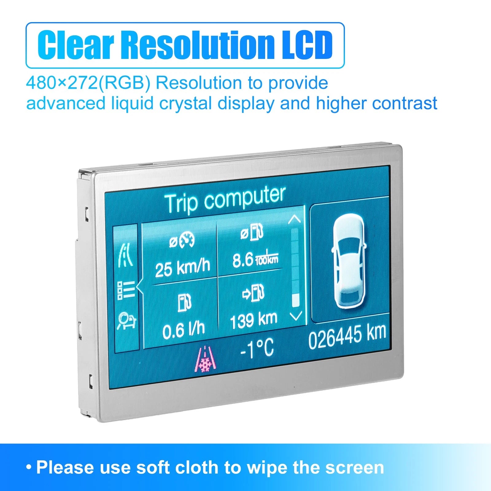 LCD Speedometer for Ford Escape, Focus (LQ042T5DZ13A)
