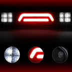 Dual 3D LED Bar Third Tail Brake Light + Cargo Lamp for Dodge Ram (2002–2009)
