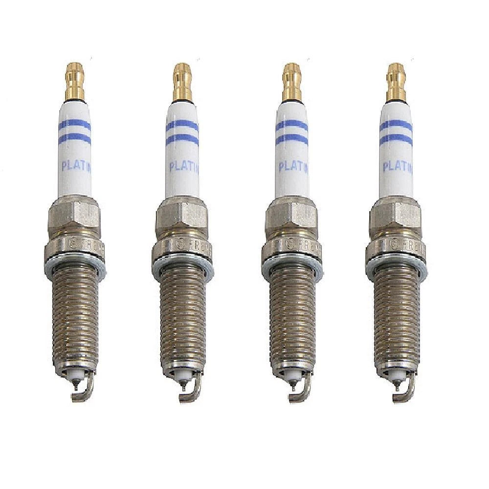 Set of 4 Bosch OE Fine Wire Double Platinum Spark Plugs for Mercedes W203 (2000–2007)