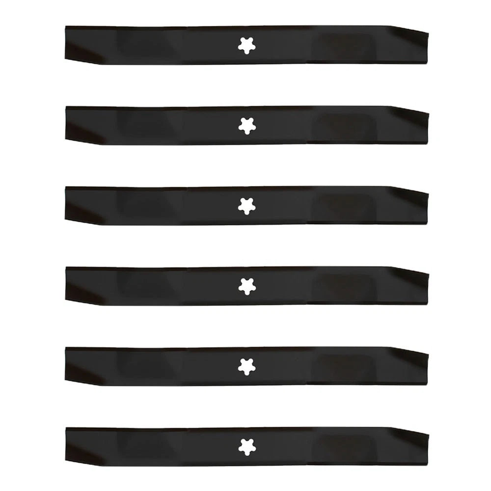 6PK Mulching Blades for Lawn Mower (Fits 134149, 422719, 532134149)