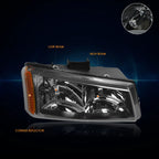 Upper Headlight Lamp Amber Side Corner for Chevy Silverado/Avalanche (2003–2006)