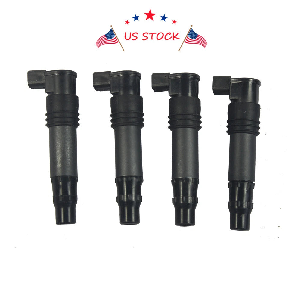 Set of 4 Ignition Coils for Suzuki GSX-R1000 (2001–2008)
