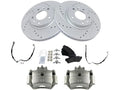 Set of 4 Front Brake Pads Rotors Calipers for Mazda 6 (2006–2008) NV734YR