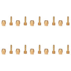 10pcs Gold Copper Hydraulic Brake Hose Connectors for Magura MT2/MT4/MT6/MT8