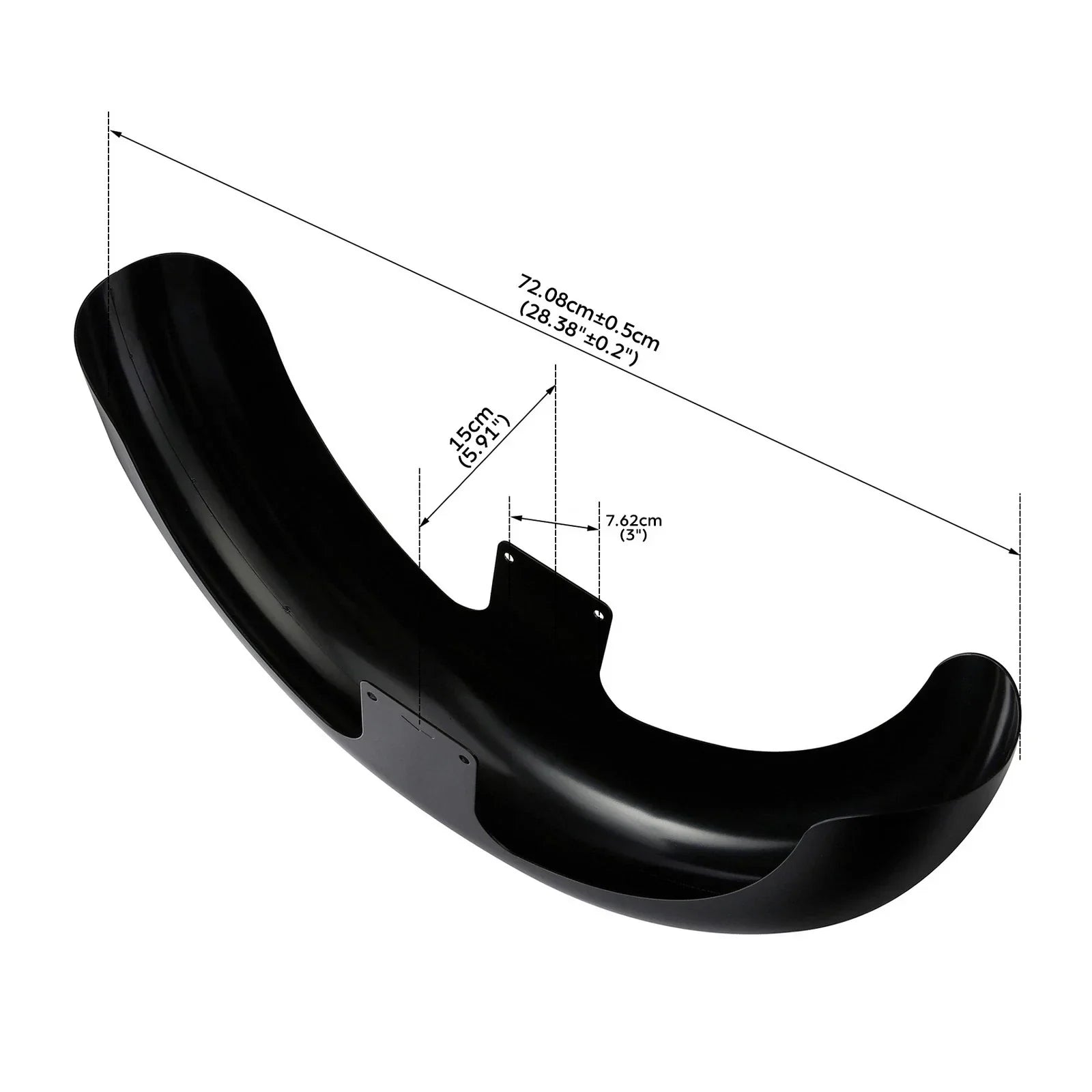 21" Front Fender Spacer Mount for Harley Touring Road Glide (2000-2013)