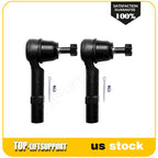 Set of 2 Front Outer Tie Rods for Saturn Outlook, Chevy Traverse, Acadia, Buick Enclave