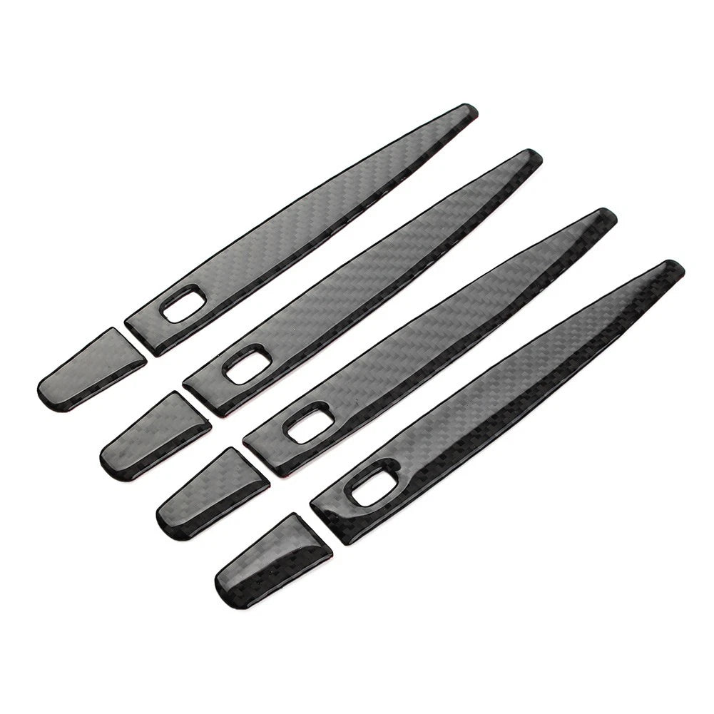 Set of 8 Carbon Fiber Outer Door Handle Cover Trim for Chevrolet Equinox (2018–2021)