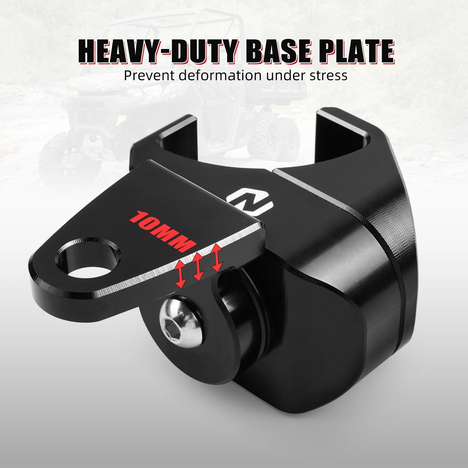 Whip Light Flag Mount for Polaris Ranger 570 XP 900 General 1000 (2015–2023)