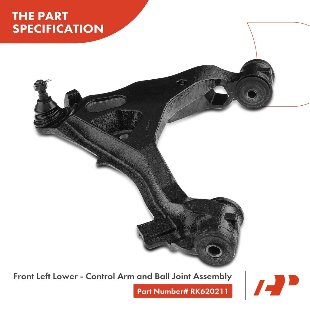 Front Left Lower Control Arm with Ball Joint for Ford Expedition (1997-2023)