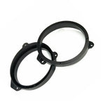 6.5" Black Front Door Speaker Spacers for Subaru Forester (2003-2023)