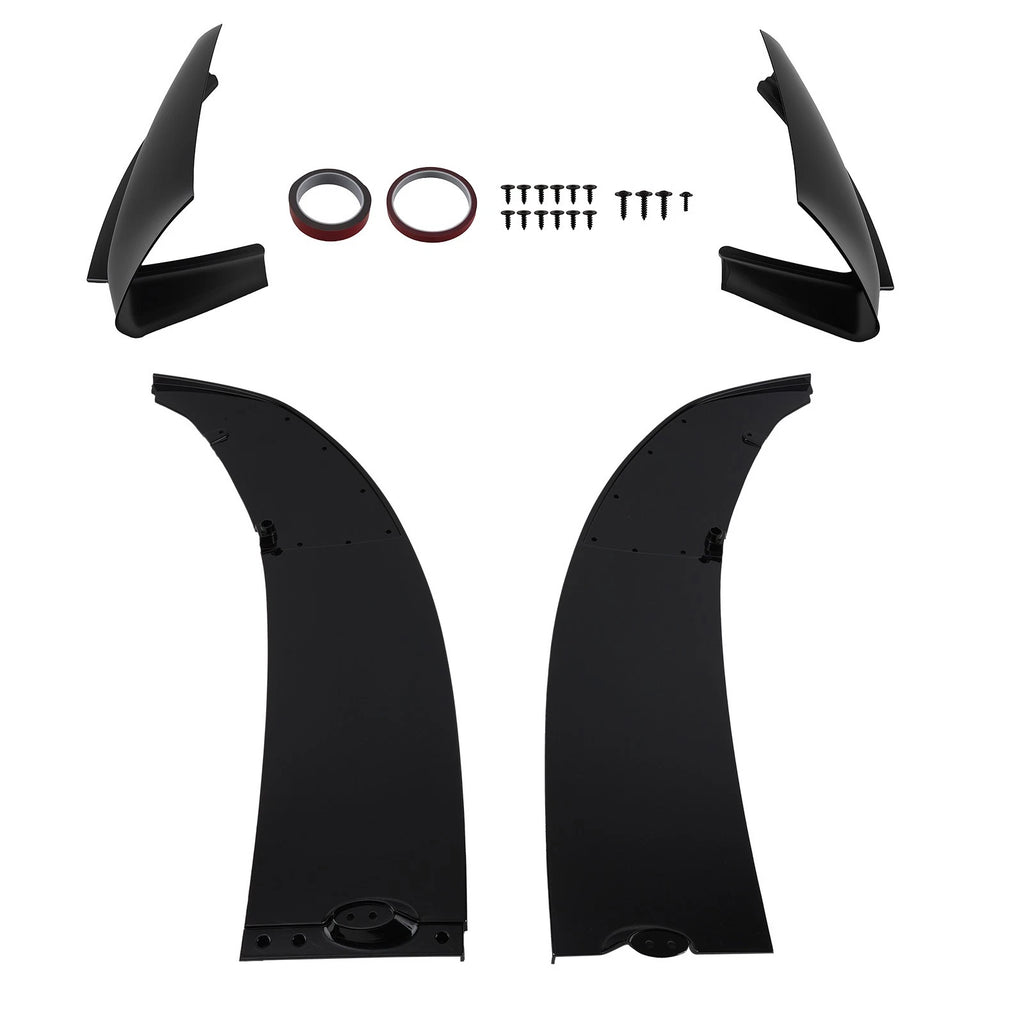 ABS Front Lip Spoiler for BMW F10 5 Series M Sport (2011–2016) Gloss Black