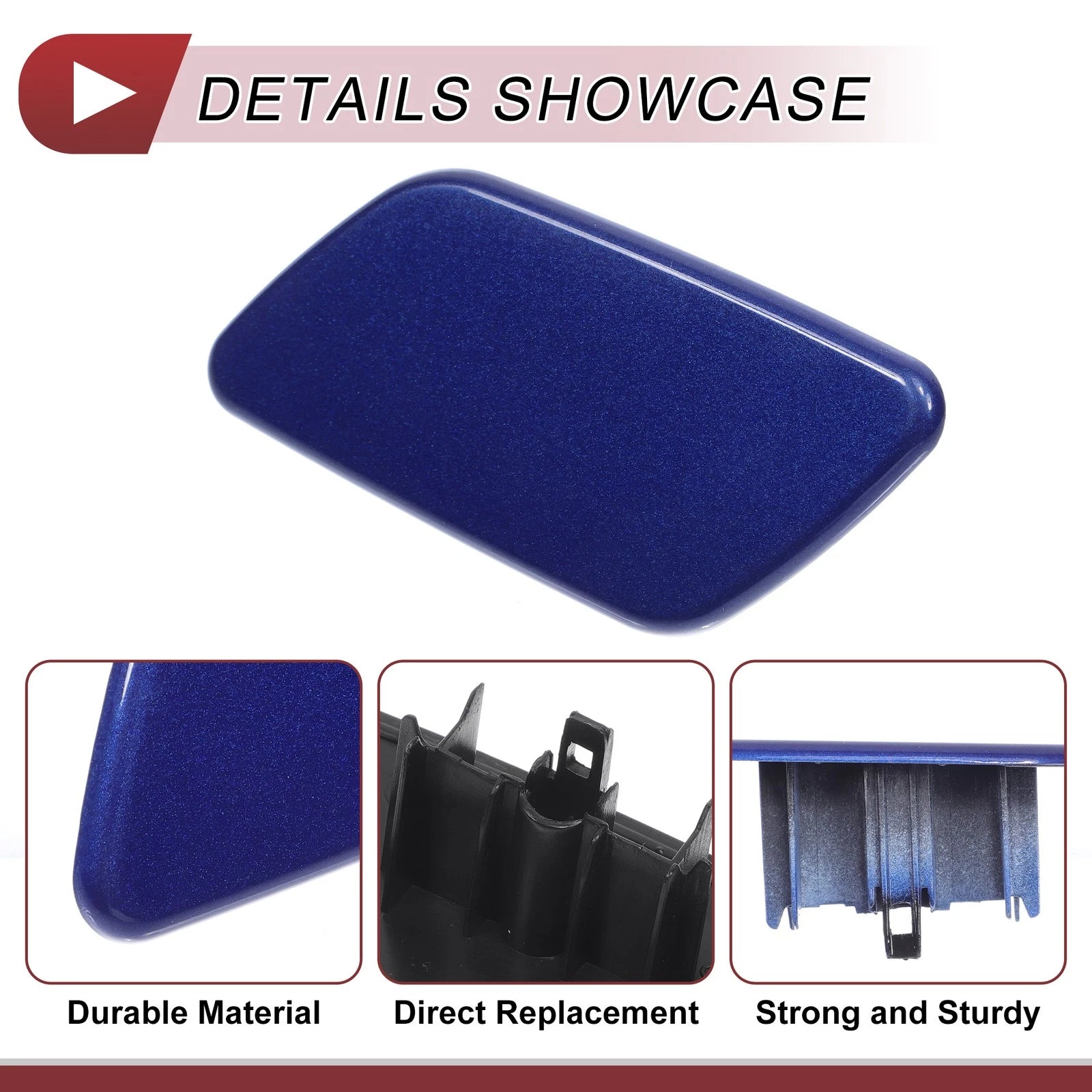 Front Left Washer Nozzle Cover Cap for Subaru Forester SK (2018–2021) Blue