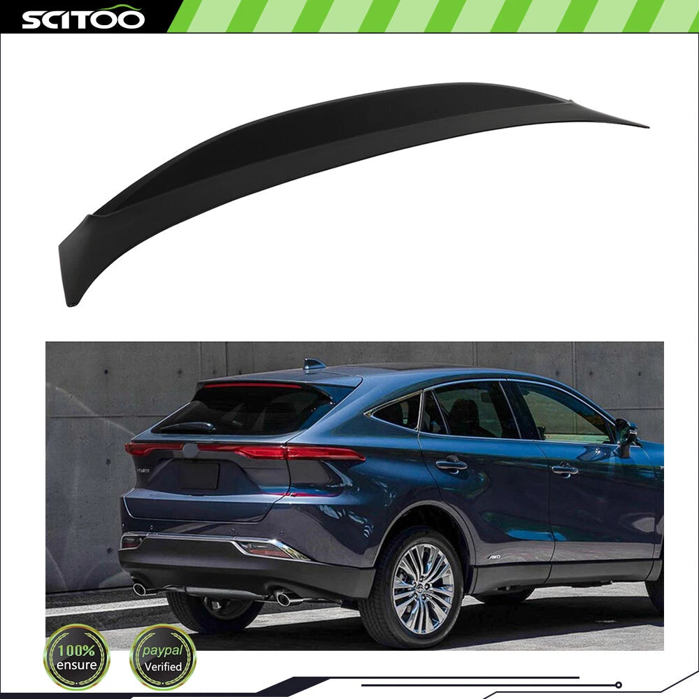Unpainted ABS Rear Roof Spoiler for Toyota Venza (2021–2023)