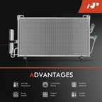 A/C Condenser with Bracket & Receiver Drier for Mitsubishi Outlander (2003-2006)