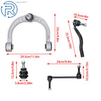 8Pcs Front Control Arm Ball Joint Kit for Mercedes Benz GL320 GL350 (2007–2012)