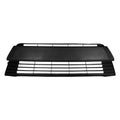 Replacement Black Textured Polypropylene Front Lower Grille-See Compatible Chart