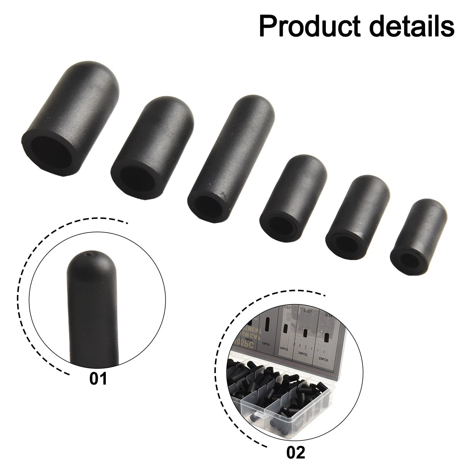 Rubber Vacuum Cap for Various Applications (Universal Fit)