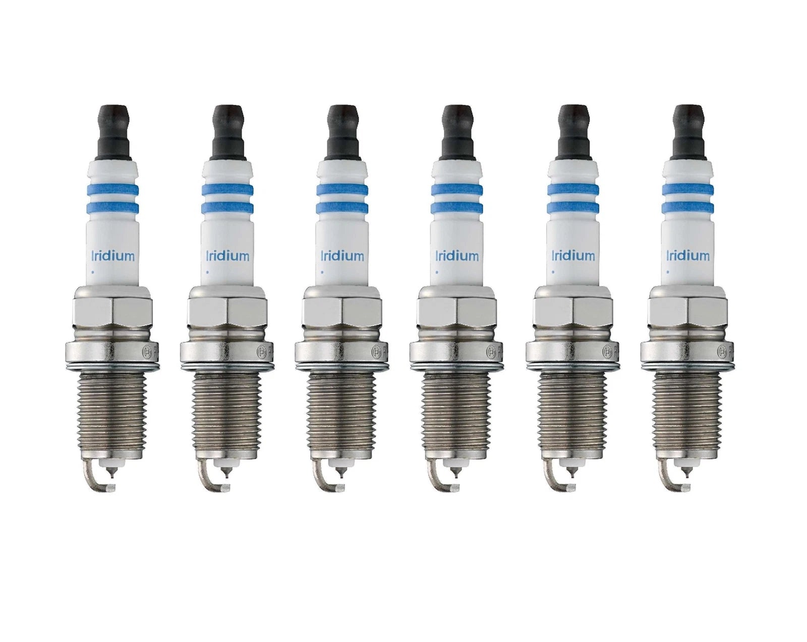 Set of 6 Bosch Double Iridium Spark Plugs for Acura Audi VW Dodge