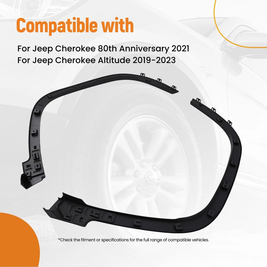 Front Fender Trim Set for Jeep Cherokee (2019–2023) 68315994AD
