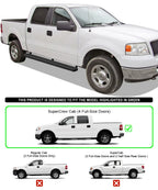 iBoard 5" Running Boards for Ford F150 SuperCrew Cab (2004-2008)