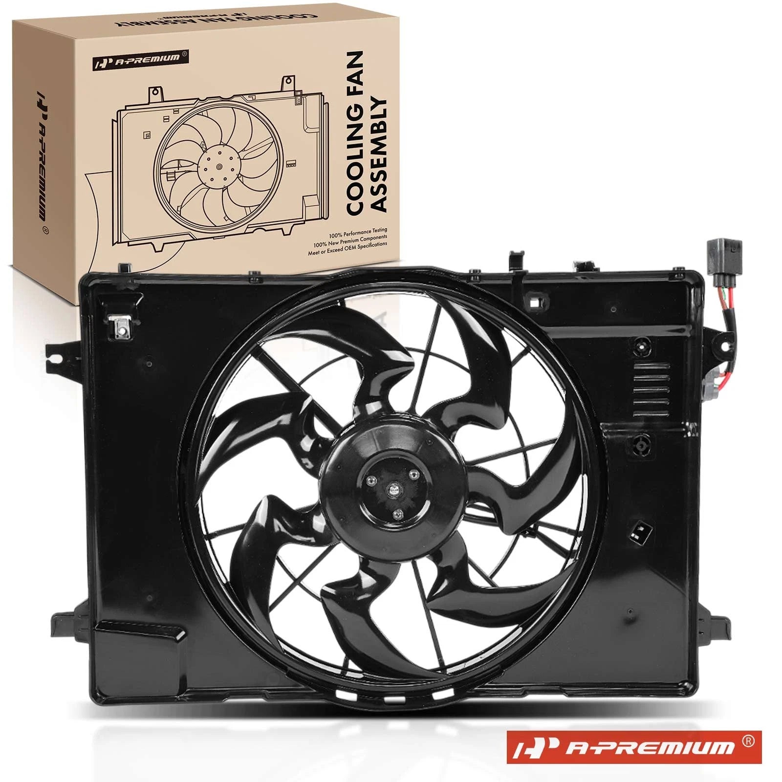 Cooling Fan Assembly for Hyundai Ioniq, Kia Niro (2017–2022)