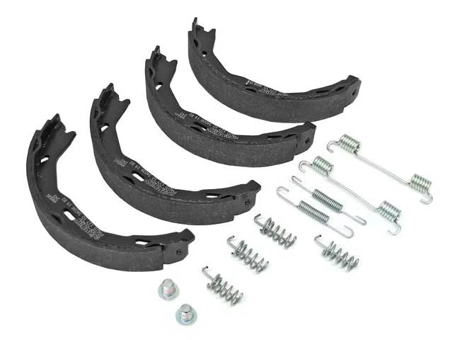 Set of 2 Hella 355050771 Rear Parking Brake Shoes for Mercedes-Benz C300, C350, E550 (2008–2015)