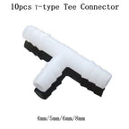 Tee Connector T-Hose Fittings for Air Pump (Plastic Material)