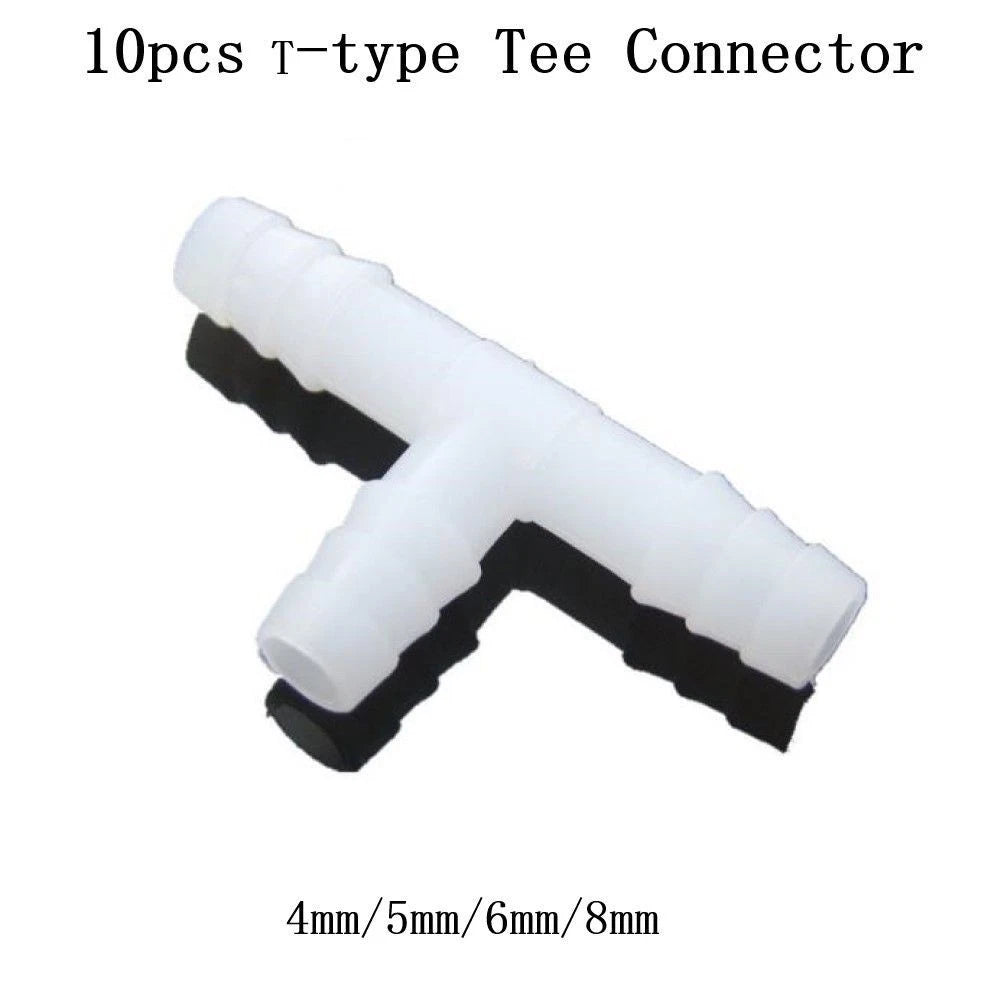 Tee Connector T-Hose Fittings for Air Pump (Plastic Material)
