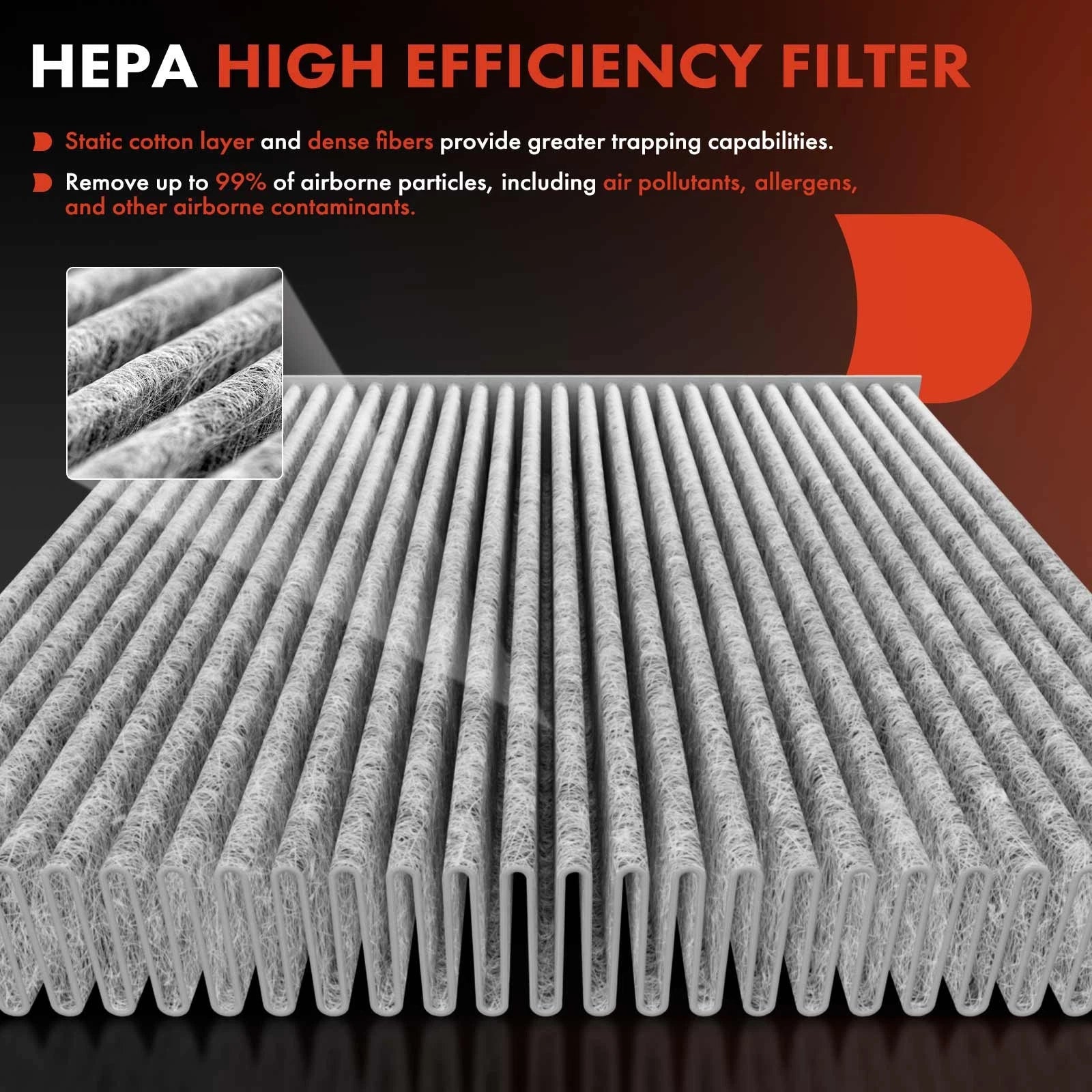 2X Activated Carbon Cabin Air Filter for Nissan Versa (2007â2023)