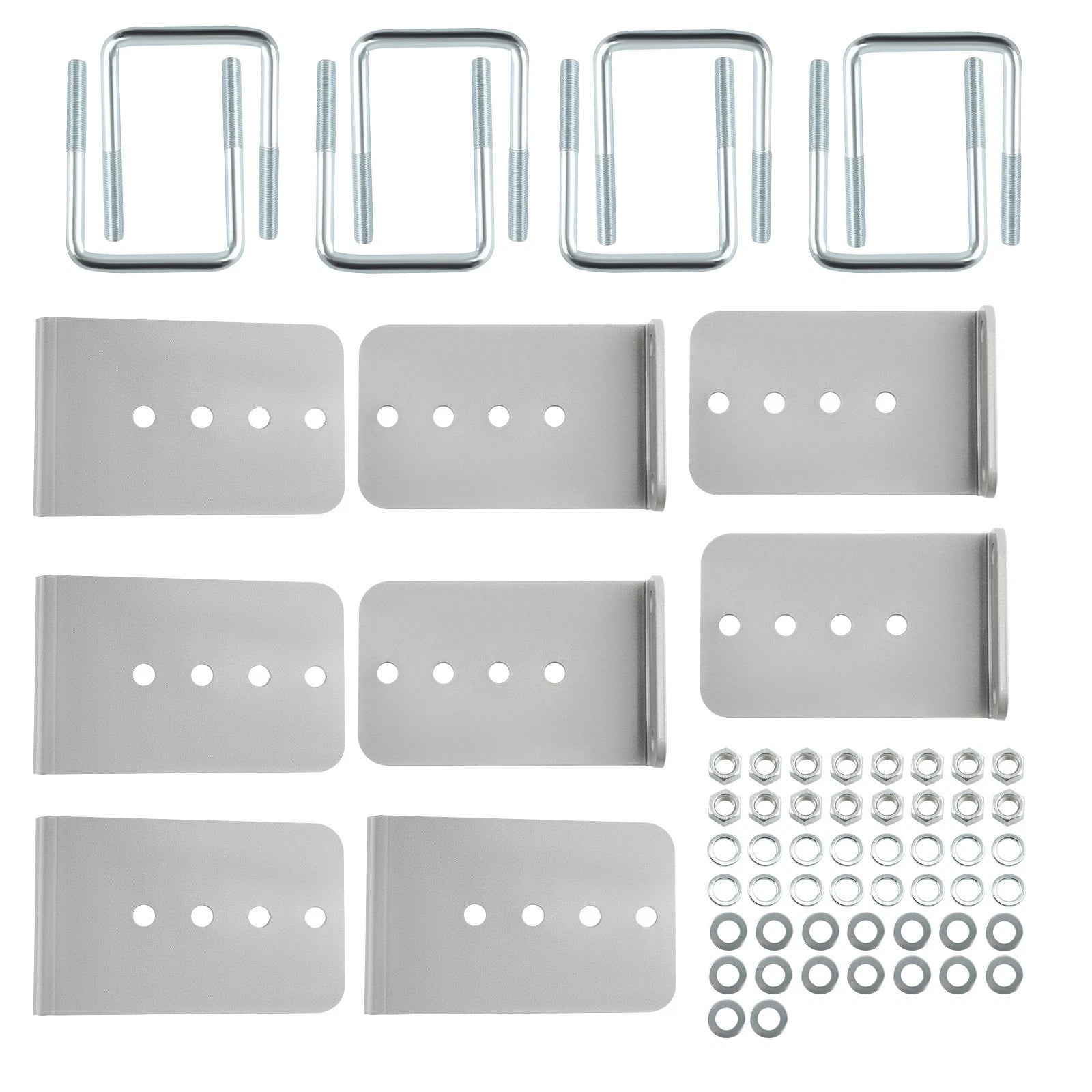 8 Pack L-Type Boat Trailer Bunk Brackets for 3 x 3 Crossmember
