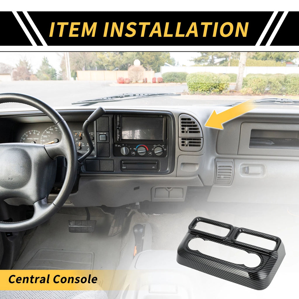 Carbon Fiber A/C Air Outlet Cover Trims for Ford Maverick (2022–2024)