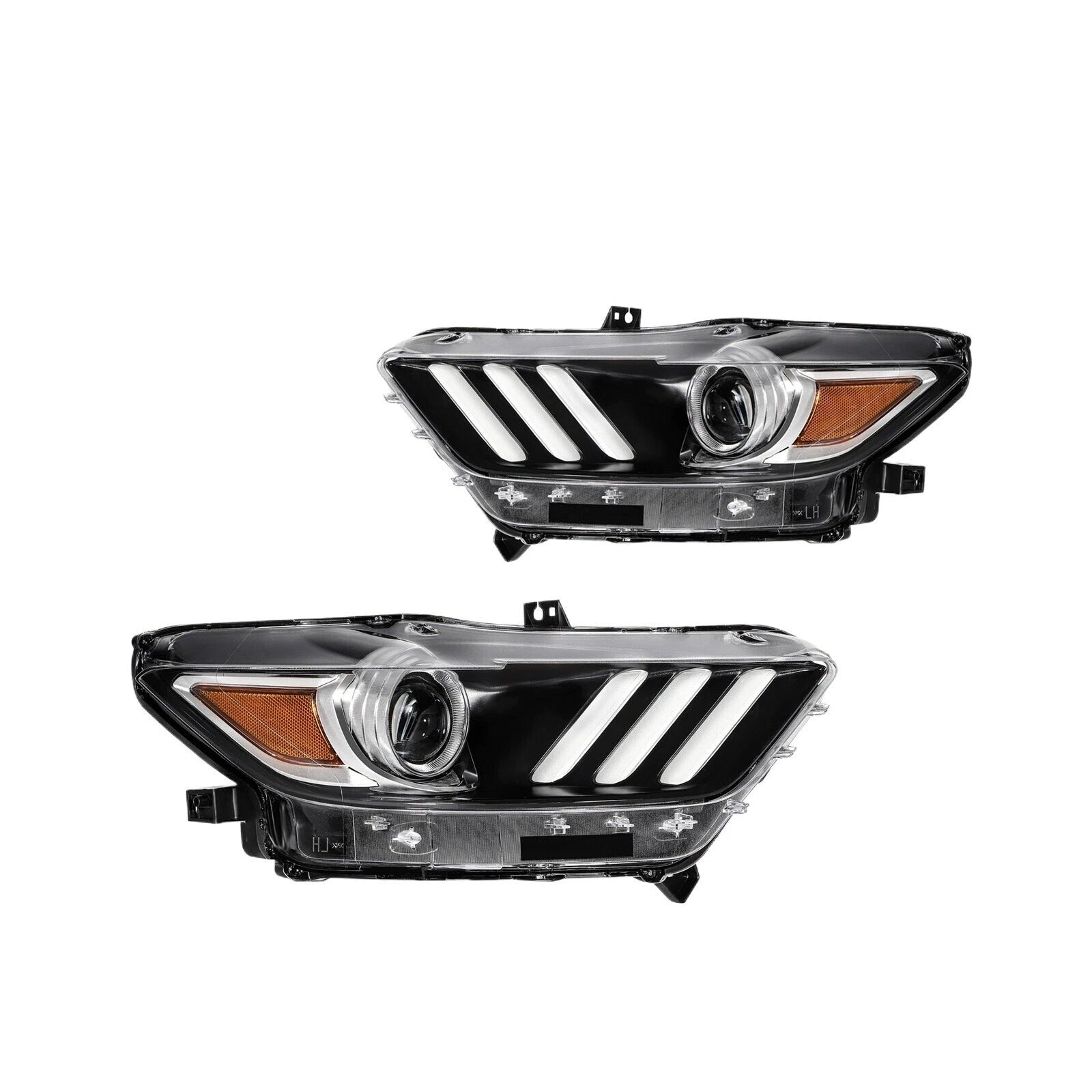 HID/Xenon Headlight Assembly Pair for Ford Mustang (2015–2017)