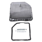 Finned Polished Transmission Pan w/ Hardware for GM Turbo 350 (TH350)