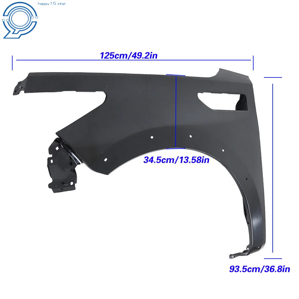 Front Left Fender for Infiniti QX80 (2018–2022) Primed Steel