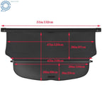Retractable Black Rear Cargo Cover for Honda CR-V (2017–2019)
