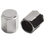 Valve Cap Set of 4 for Lexus CT200h ES350 LX570 RX350 IS350 (Silver)