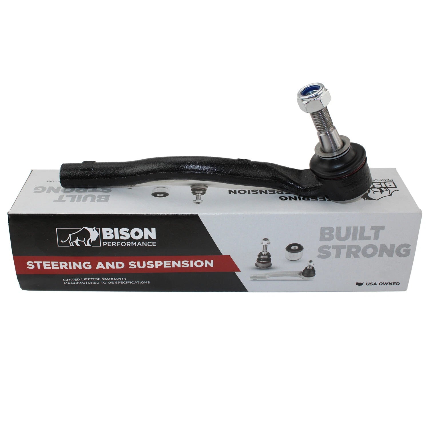 Bison Performance Outer Steering Tie Rod End for Mercedes W164 X164 (2006–2012)
