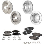 Brake Rotor and Pad Kit for Chevrolet Silverado 1500 GMC Sierra 1500 Tahoe