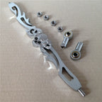Chrome Skull Shift Linkage for Harley Softail Dyna FXDWG FLHR FLT (1991–2023)