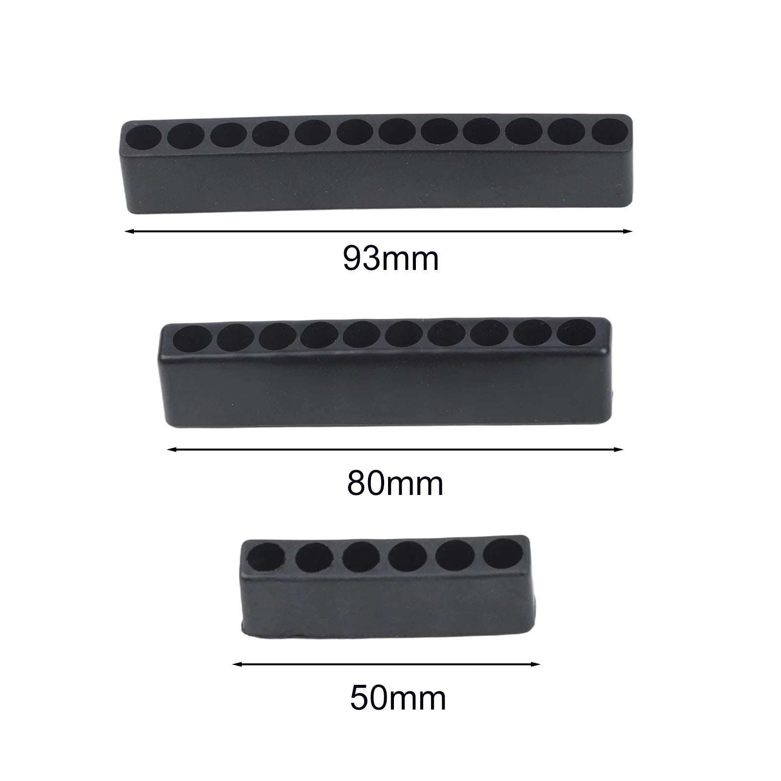 3pcs Screwdriver Bit Holder for Organizer (6, 10, 12 Hole)