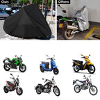 Motorcycle Cover XL for Universal Fit (97×41×49 in) Waterproof UV Protector