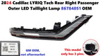 LED Taillight Lamp for Cadillac LYRIQ (2024) 86784051